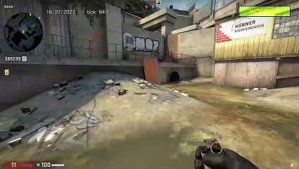 How to Smoke Sniper's Nest on Overpass, option 3 - CSGO