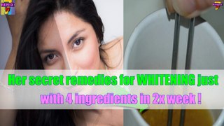 Her secret home remedies for skin whitening just with 4 ingredients in 2 times a week