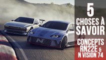 RN22e & N Vision 74, 5 choses à savoir les 2 concept-cars de Hyundai N