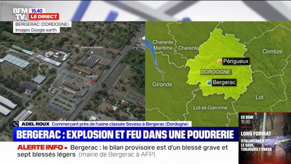 Download Video: Explosion d'une poudrerie à Bergerac: 