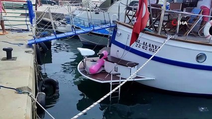 Denizde tekne bakımı sırasında gelen feci ölüm