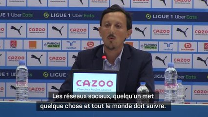 Marseille - Longoria s'agace de la polémique Veretout et fustige les réseaux sociaux