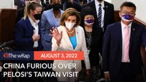 US House Speaker Pelosi lands in Taiwan; Chinese warplanes take to skies