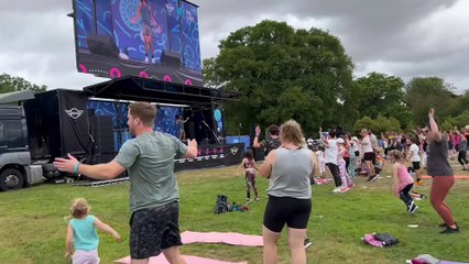 Joe Wicks brings PE Tour to Queen's Sandringham royal estate