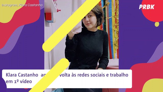 Klara Castanho anuncia volta às redes sociais e trabalho em 1º vídeo