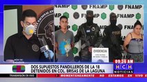 Caen presuntos pandilleros por extorsión y venta de drogas en col. Brisas de La Laguna