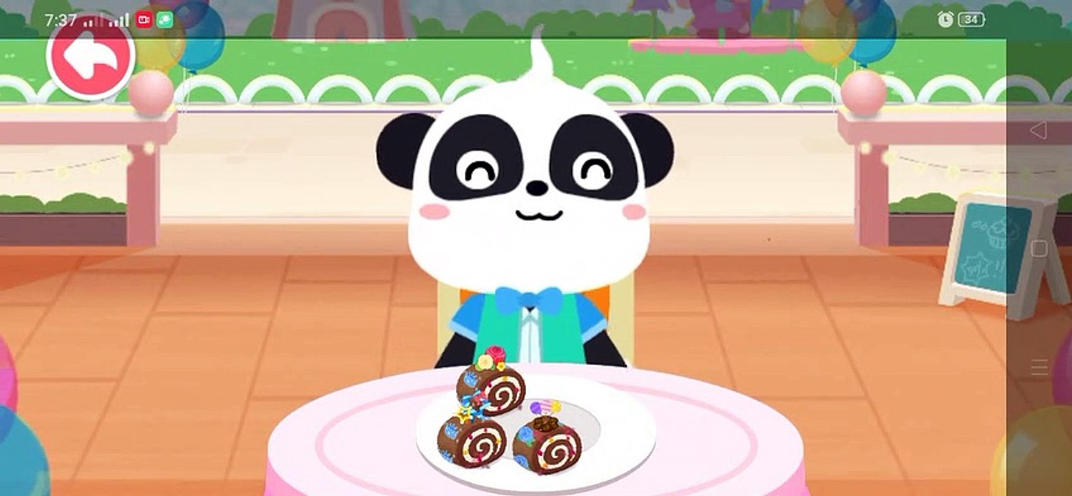 Baby panda Ice-cream Track  kids Animation chaneal  Baby panda animation video for kids  (6)