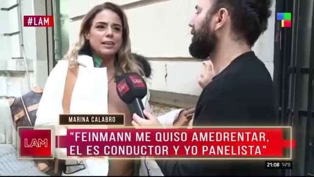 Durísimo cruce entre Eduardo Feinmann y Marina Calabró por el rating