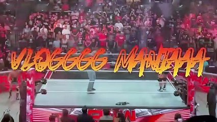 Brock Lesnar hits F-5 on Otis through table - WWE Raw 7/11/22