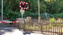 Level Crossing on the A2100 Battle Road near Mountfield, East Sussex