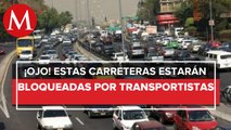 Transportistas y comerciantes de Edomex realizarán mega cierre de vialidades en Valle de México