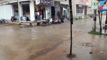 कांठल में मानसूनी बारिश से नदी-नालें उफने, जिले में दिनभर चलता रहा बारिश का दौर