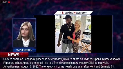 Download Video: Lala Kent visits 50 Cent on set years after his feud with her ex Randall Emmett - 1breakingnews.com