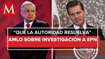 AMLO: Procesos de FGR contra Peña Nieto tienen que seguir su curso