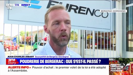 Bergerac: "Les personnes qui ont été les plus touchées étaient plutôt celles qui étaient à l'extérieur car l'explosion a créé des projections", selon le sous-préfet