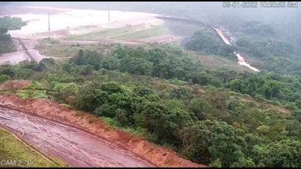 Transbordamento Vallourec - rejeitos barragem BR-040 BR-356 Belo Horizonte Nova Lima