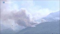 Orense lucha contra las llamas de un incendio en el municipio de Maceda