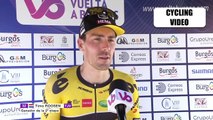 Timo Roosen Reacts To Winning After Terrible Crash | Stage 2 Vuelta a Burgos 2022