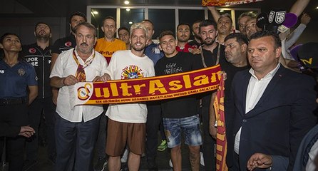 Lucas Torreira ve Dries Mertens, Galatasaray için İstanbul’da