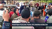 Penertiban Pedagang Pisang Epe di Pantai Losari Diwarnai Keributan