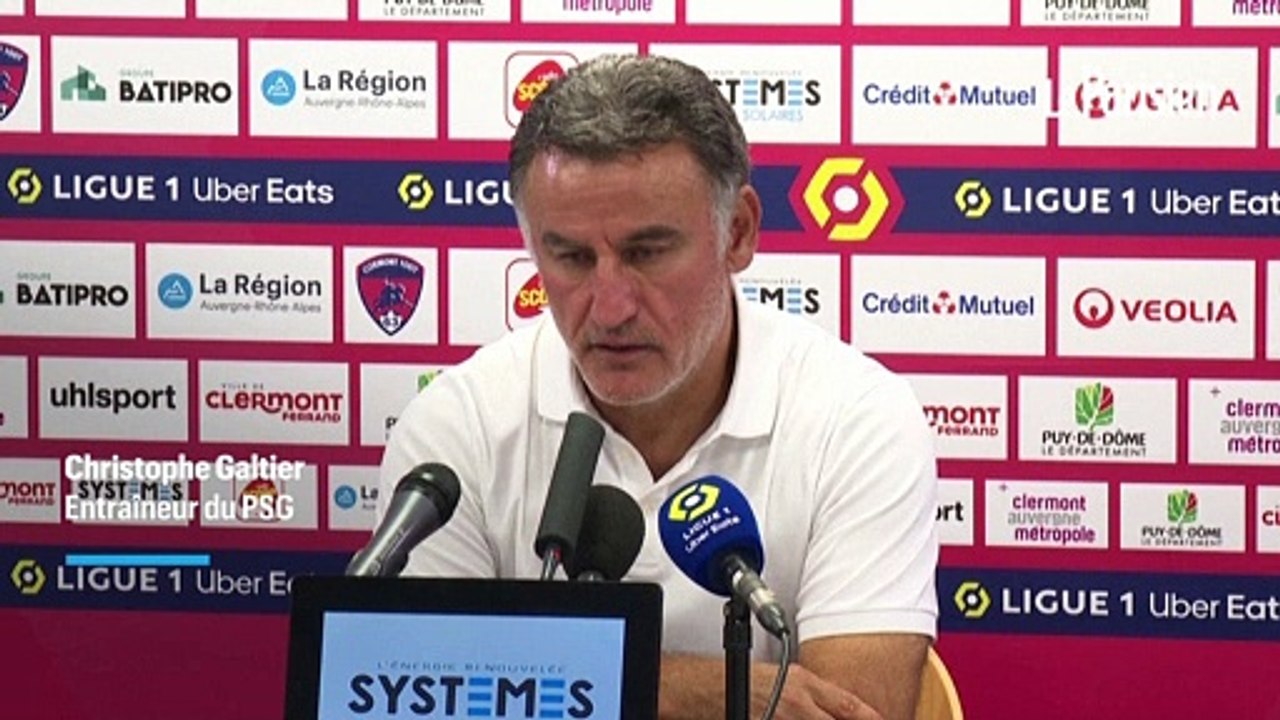 Clermont-PSG (0-5) : «Quand Messi sourit, l’équipe sourit aussi», jubile Christophe Galtier