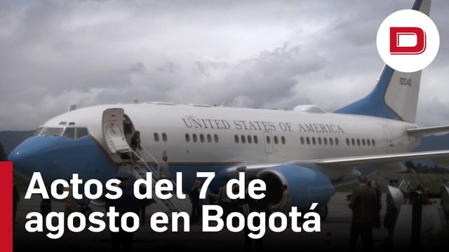 Jefes de Estado y otras autoridades de varios países llegaron a Bogotá para asistir a los actos de este 7 de agosto
