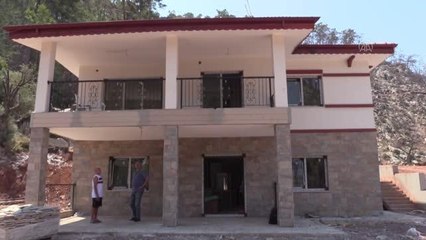 Son dakika haber | Marmaris'te geçen seneki yangında zarar görenler yeni evlerine kavuşuyor