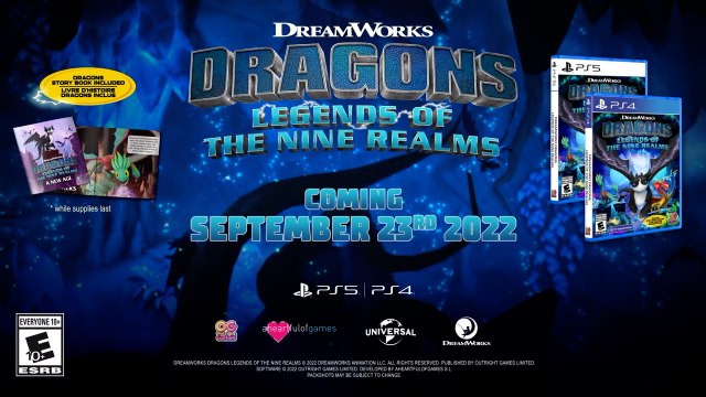 DreamWorks Dragons Legends of the Nine Realms Gameplay Trailer PS