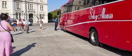 Salida de los primeros 50 alumnos del Programa Europa