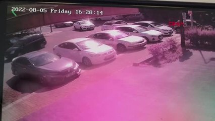 ESNAFIN SEFERBER OLUP, OTOMOBİLİN ALTINDA ÇIKARDIĞI KÖPEK KURTARILAMADI