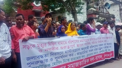 সড়কে মৃত্যুর মিছিল । বরিশাল জেলা