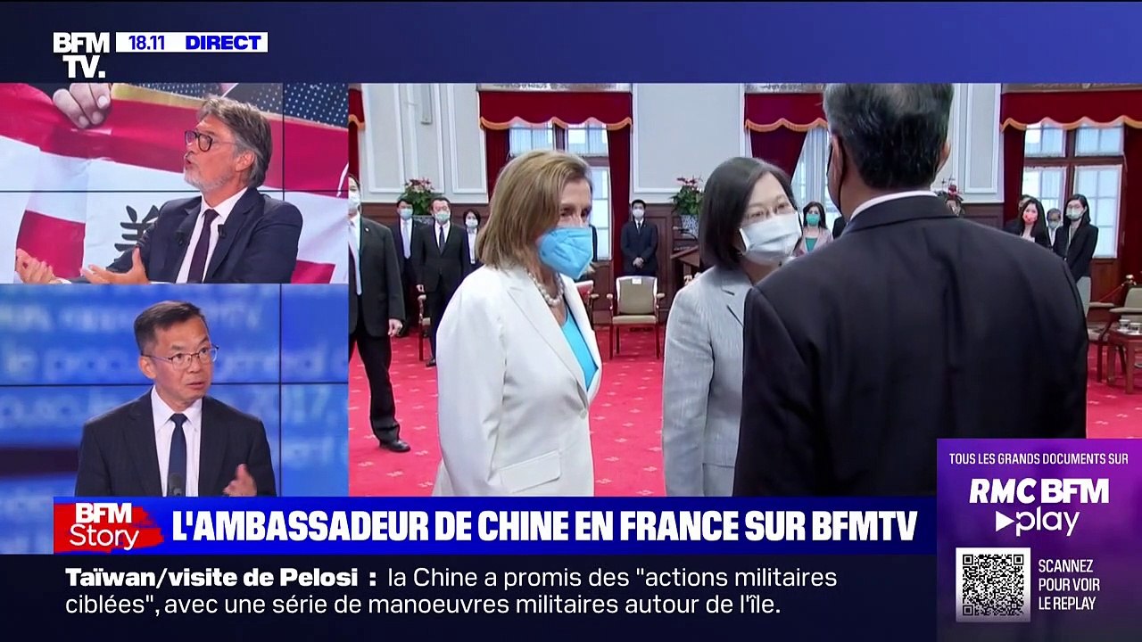 Nancy Pelosi à Taïwan: pour l’ambassadeur de Chine en France, "c'est une provocation inutile"