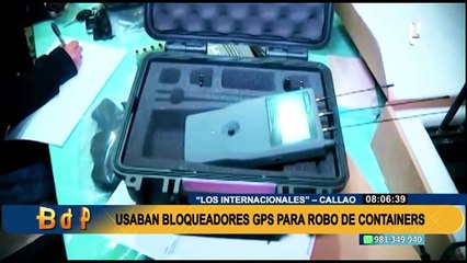 Delincuentes robaban contenedores con valiosa mercadería y desactivaban señal de GPS