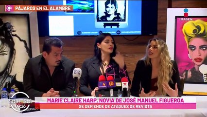 Marie Claire Harp EXPLOTA por rumores de robo a José  Manuel Figueroa
