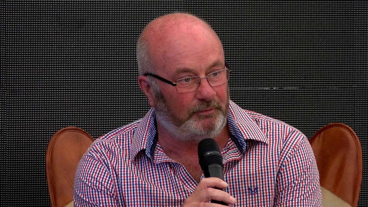 Cornish gunshop owner talks at the 2022 Game Fair