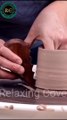 Satisfying pottery art ASMR With relaxing Music That Helps You Relax And Fall Asleep With Deep Sleep And Satisfaction | Original Satisfying Videos part 1 #shorts