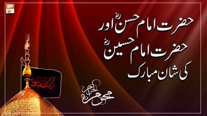 Shan e Hazrat Imam Hussain RA Aur Hazrat Imam Hassan RA - Latest Bayan Muharram Ul Haram - Syed Salman Gul
