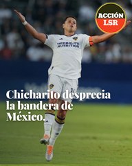 Chicharito rechaza la bandera de México