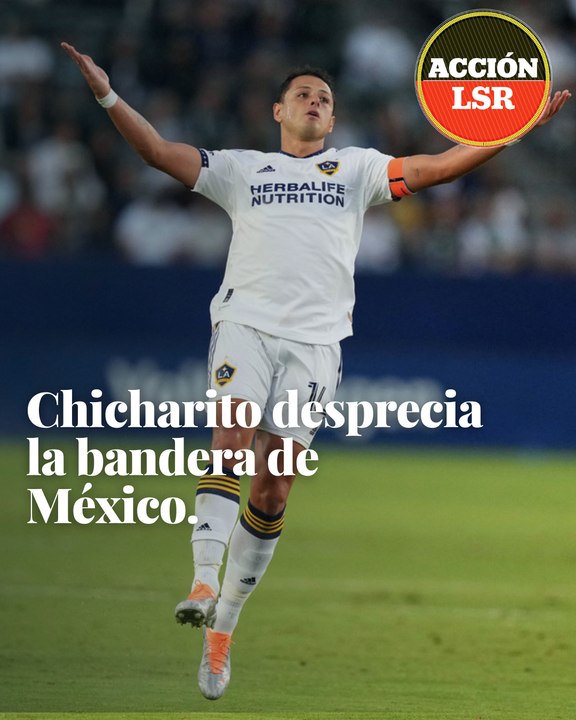 Chicharito rechaza la bandera de México