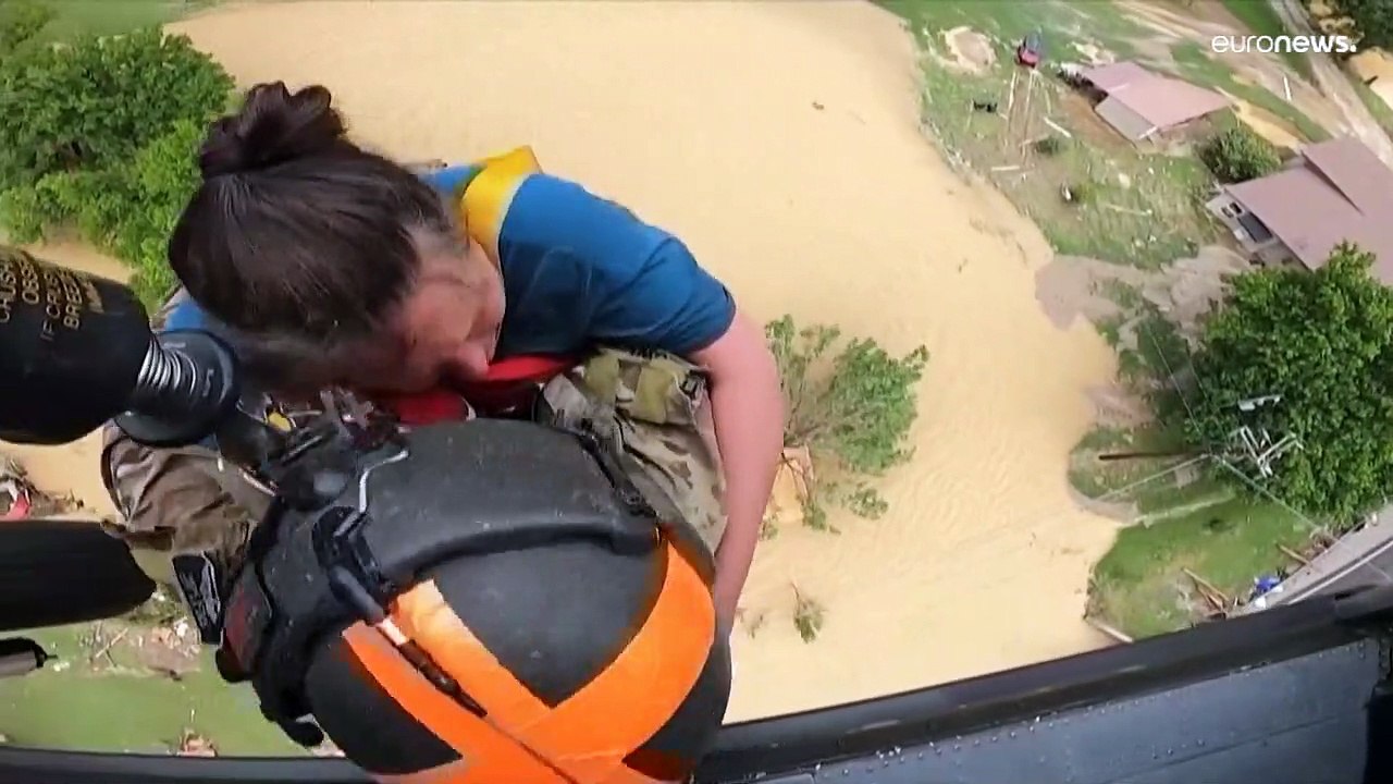 Überschwemmungen in Kentucky: Hitze erschwert Aufräumarbeiten