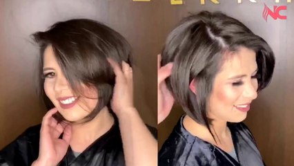 La modella è entrata nella moda dei capelli corti con un modello Bob