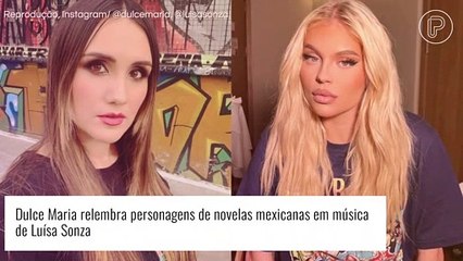 Dulce Maria resgata papéis de novelas mexicanas em vídeo e fãs pedem feat Luísa Sonza. Entenda!