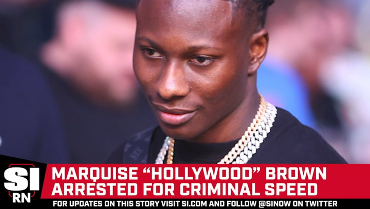 Arizona Cardinals WR Marquise "Hollywood" Brown Arrested for Criminal Speed