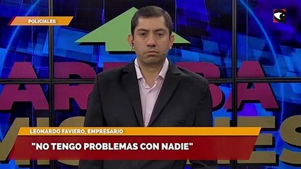 "No tengo problemas con nadie"