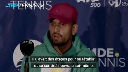 Washington - Kyrgios s'exprime sur sa santé mentale et comment il a remonté la pente
