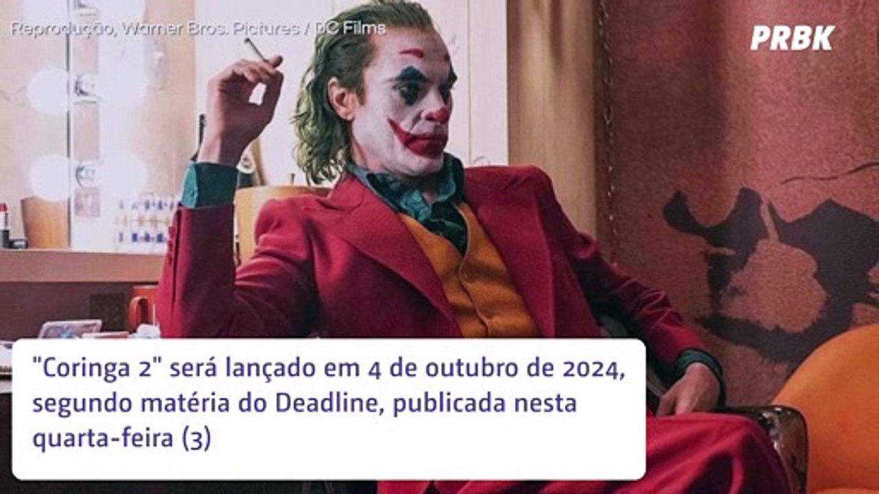 "Coringa 2" ganha data de estreia. Saiba mais!