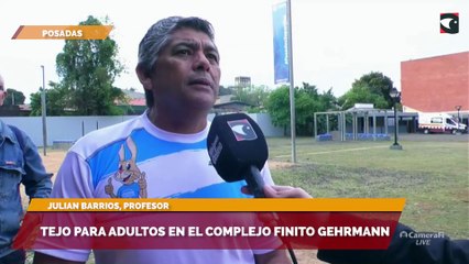 Tejo para adultos en el complejo Finito Gehrmann