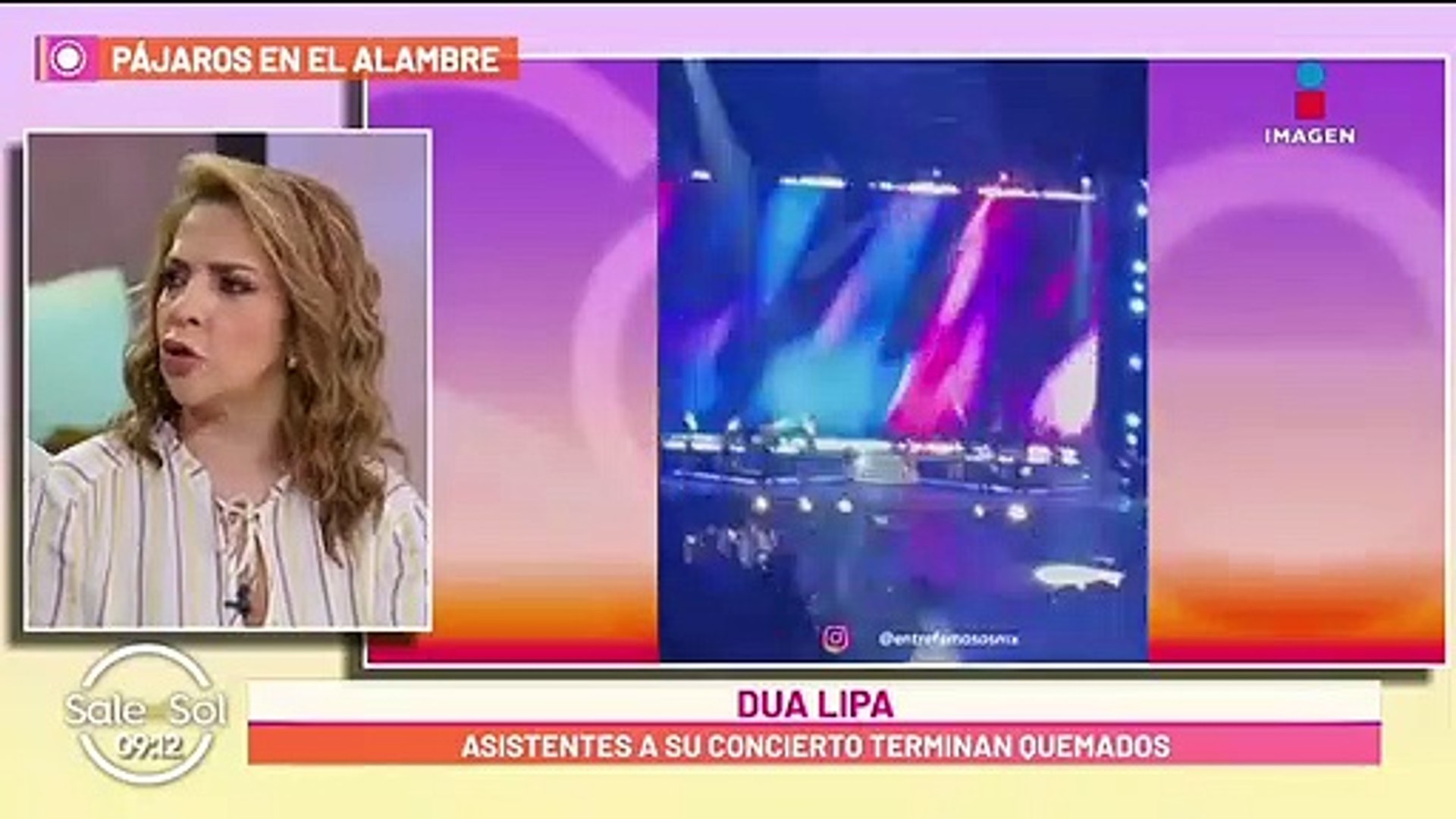 ⁣Quemados en concierto de Dua Lipa por EXPLOSIÓN de fuegos artificiales