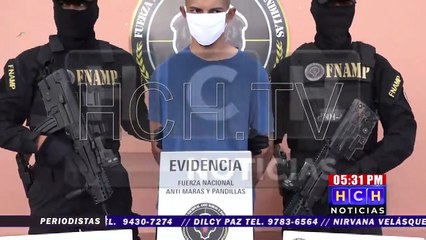 Por suponerlo responsable del programa de extorsión y sicariato de la ms 13 en Comayagüela, la FNAMP