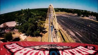 Diamondback Roller Coaster (Frontier City - Oklahoma City, Oklahoma) - Roller Coaster POV Video - Front Row